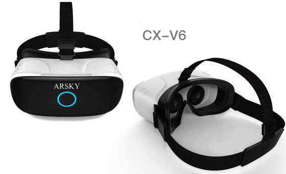 Écran de Bluetooth WiFi 2K en verre de casque de la batterie 3D de polymère de réalité virtuelle d'ARSKY CX-V6
