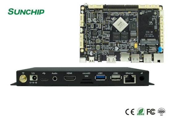 Ethernet d'informatique LVDS d'Android 6,0 de boîte du jeu de puces HD Media Player de noyau du quadruple RK3288
