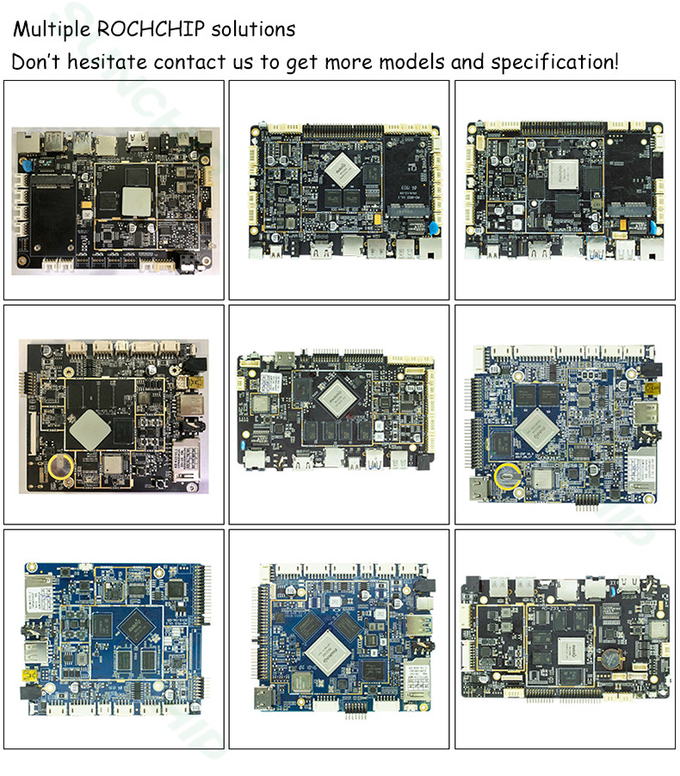 RK3566 le Quadruple-noyau A55 1 COMPLÈTE des imprimantes de NFC de soutien d'informatique de MIPI LVDS que la carte frappe à toute volée le panneau inclus 2
