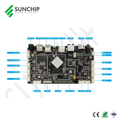 Panneau industriel inclus des cartes mère PCBA de conseil de RK3566 Android 11 pour le Signage de Digital