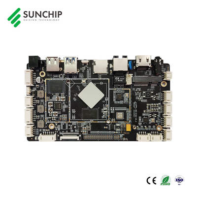 Noyau de quadruple de la carte mère RK3566 d'Android de BRAS de LVDS HDMI 4K pour l'écran tactile interactif
